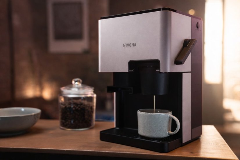 Poloautomatický kávovar NIVONA CUBE 4 LILAC GREY