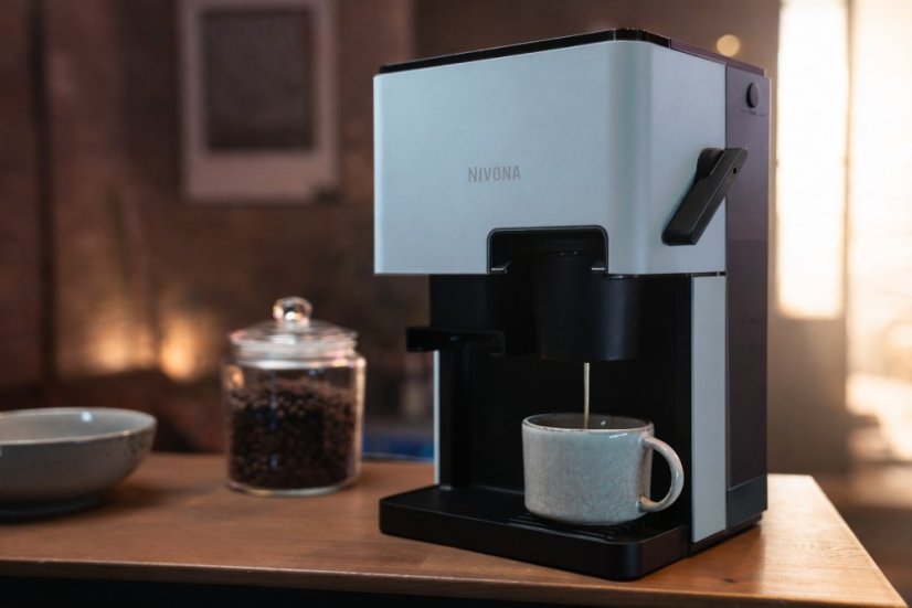 Poloautomatický kávovar NIVONA CUBE 4 SKY BLUE